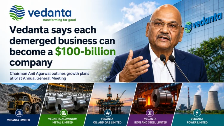 Vedanta Group Chairman Anil Agarwal says each demerged business can become a $100-billion company