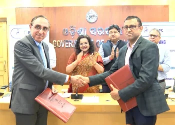 Chief Secretary Anu Garg during the signing of the Odisha government's Programmatic Transaction Advisory Services Agreement with IFC in Bhubaneswar.