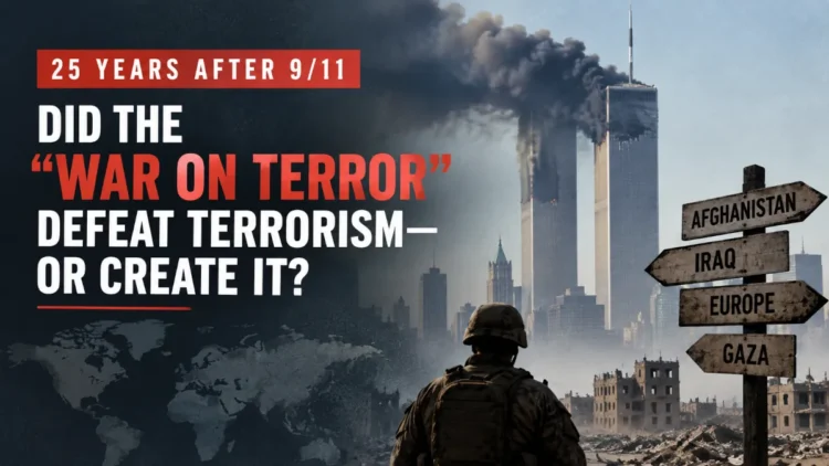9/11 25th anniversary war on terror